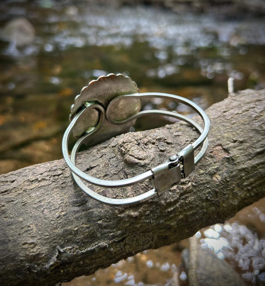 silver turquoise bracelet °˖⋆ ℧ 𓃗 .°˖⋆