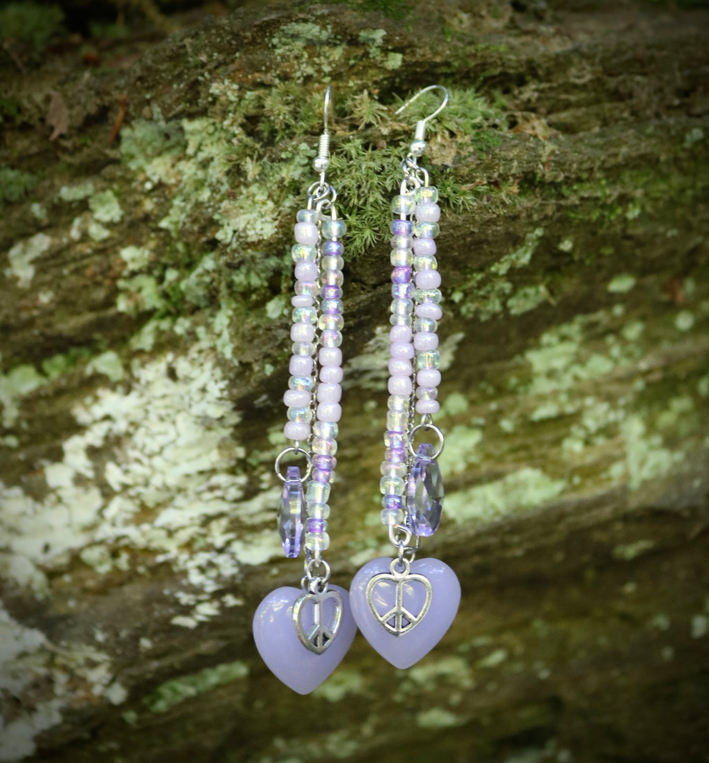 cynthia earrings🪻⋆.ೃ࿔*:･